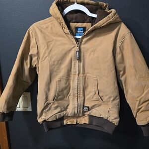 Brown Hooded Jacket